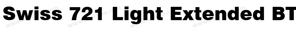Swiss 721 Light Extended BT(1)字体转换